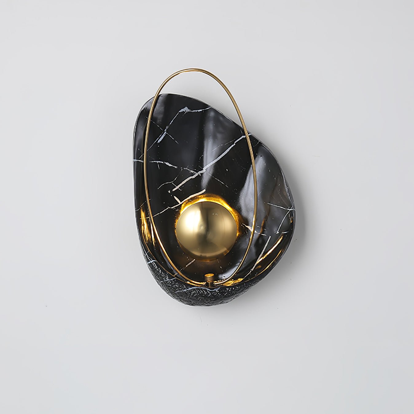 Pearl Wall Lamp | Hand-Made Resin & Copper | Set of 2