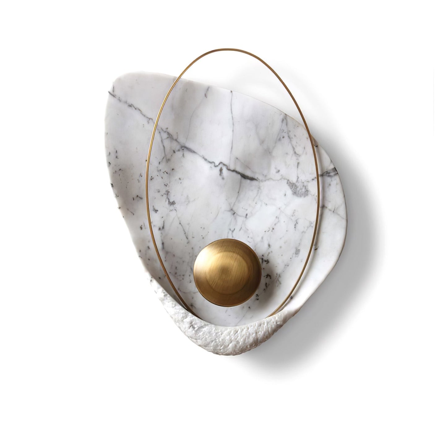 Pearl Wall Lamp | Hand-Made Resin & Copper | Set of 2