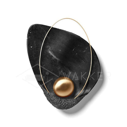 Pearl Wall Lamp | Hand-Made Resin & Copper | Set of 2