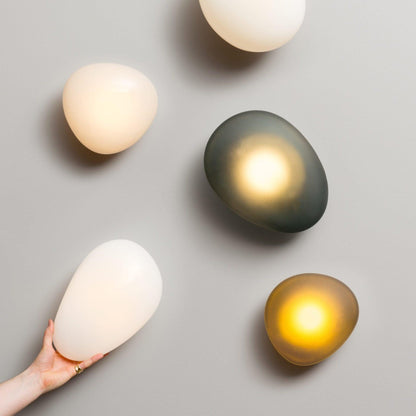 Bubble Glass Wall Lamp | Metal & Glass | Dimmable, Multi-Color Options