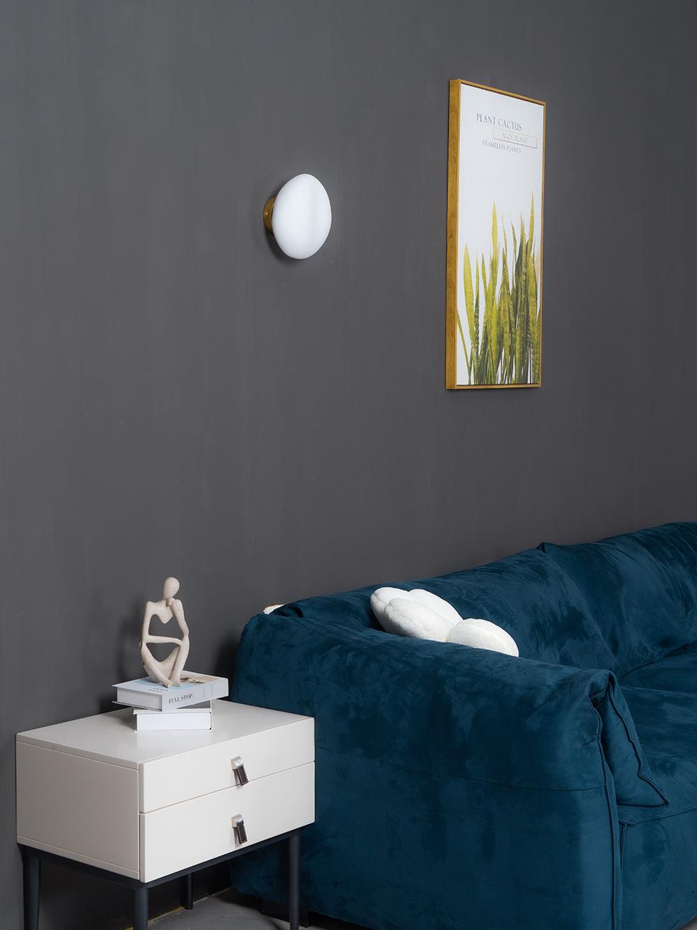 Bubble Glass Wall Lamp | Metal & Glass | Dimmable, Multi-Color Options