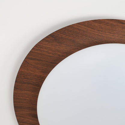 Pebble Walnut Ceiling Light | Integrated LED | Multiple Sizes