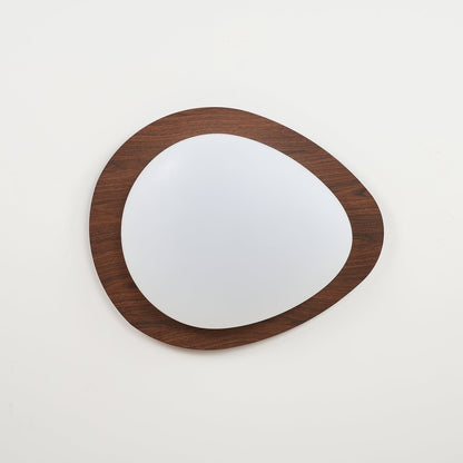 Pebble Walnut Ceiling Light | Integrated LED | Multiple Sizes