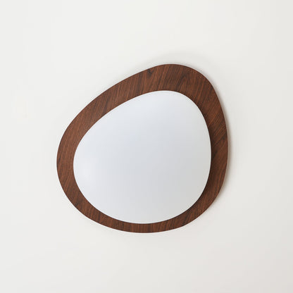Pebble Walnut Ceiling Light | Integrated LED | Multiple Sizes