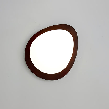 Pebble Ceiling Light | Walnut Wood & Acrylic | 38cm/58cm Diameter