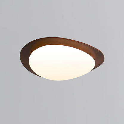 Pebble Ceiling Light | Walnut Wood & Acrylic | 38cm/58cm Diameter
