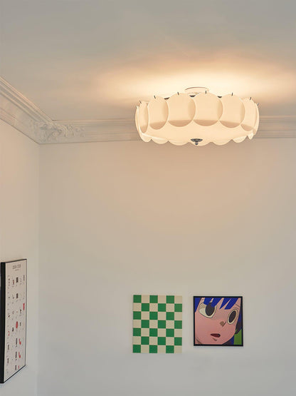 Pembridge Ceiling Light | Gold Metal & White Glass | Multiple Sizes