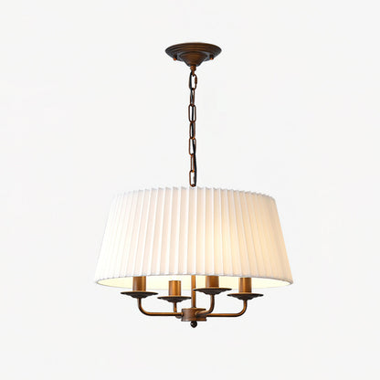 Pembroke Chandelier | Antique Bronze Metal | 4-Light