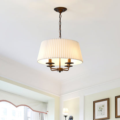 Pembroke Chandelier | Antique Bronze Metal | 4-Light