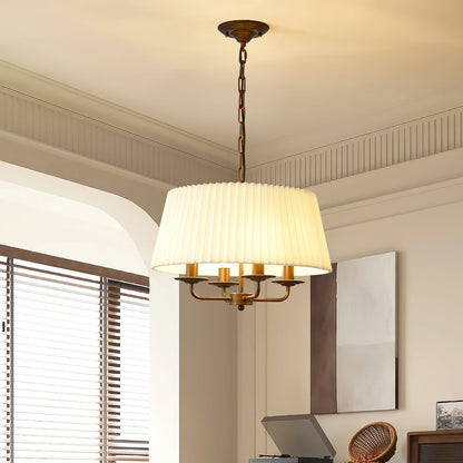 Pembroke Chandelier | Antique Bronze Metal | 4-Light