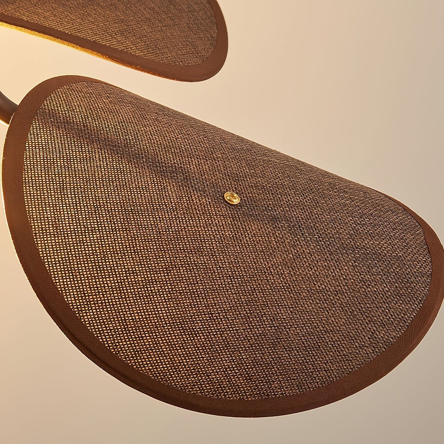 Petal Bloom Wall Lamp | Vintage Chestnut Design | Black & Walnut