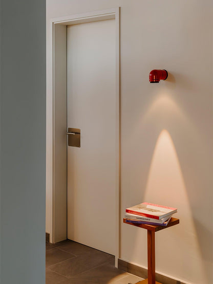 Petit Tatu Wall Light | Aluminum & Metal | Set of 2 | Red & White