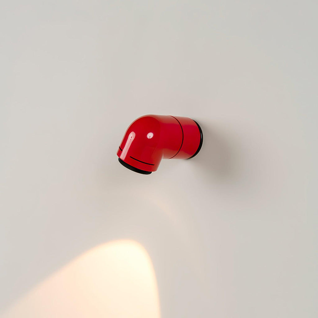 Petit Tatu Wall Light | Aluminum & Metal | Set of 2 | Red & White