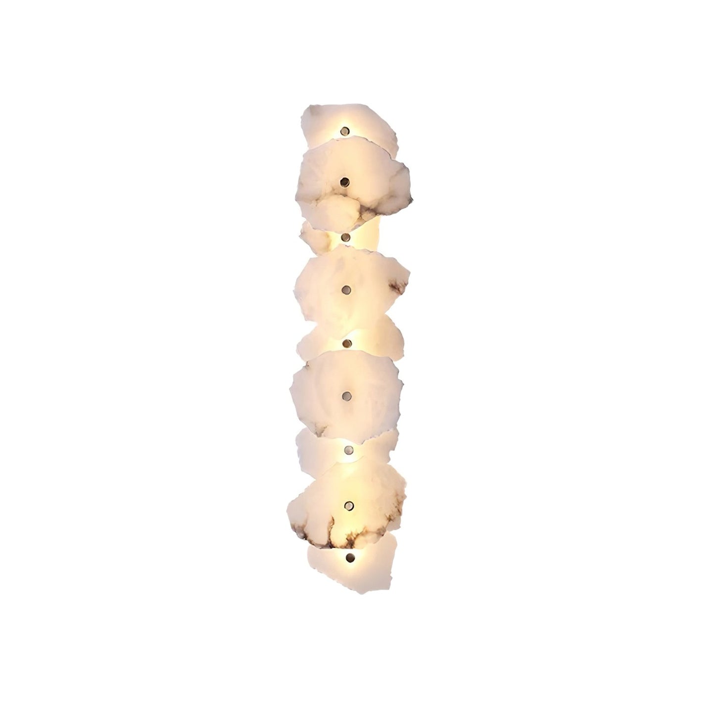 Petra Wall Sconce | Metal & Alabaster | Set of 2