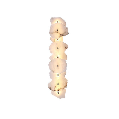 Petra Wall Sconce | Metal & Alabaster | Set of 2
