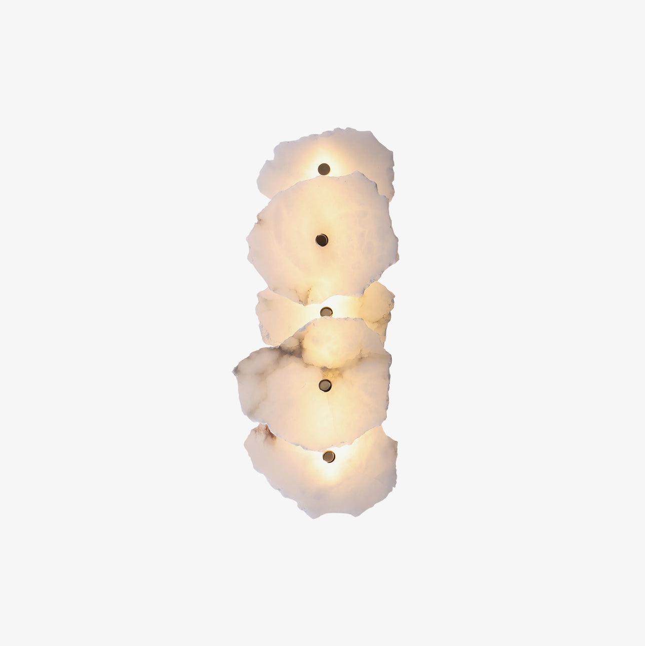 Petra Wall Sconce | Metal & Alabaster | Set of 2