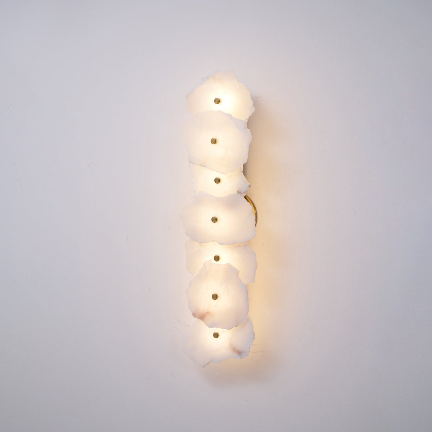 Petra Wall Sconce | Metal & Alabaster | Set of 2