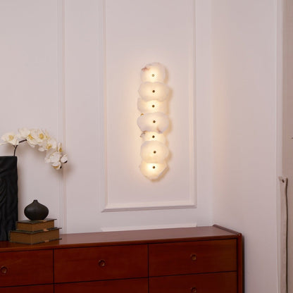 Petra Wall Sconce | Metal & Alabaster | Set of 2