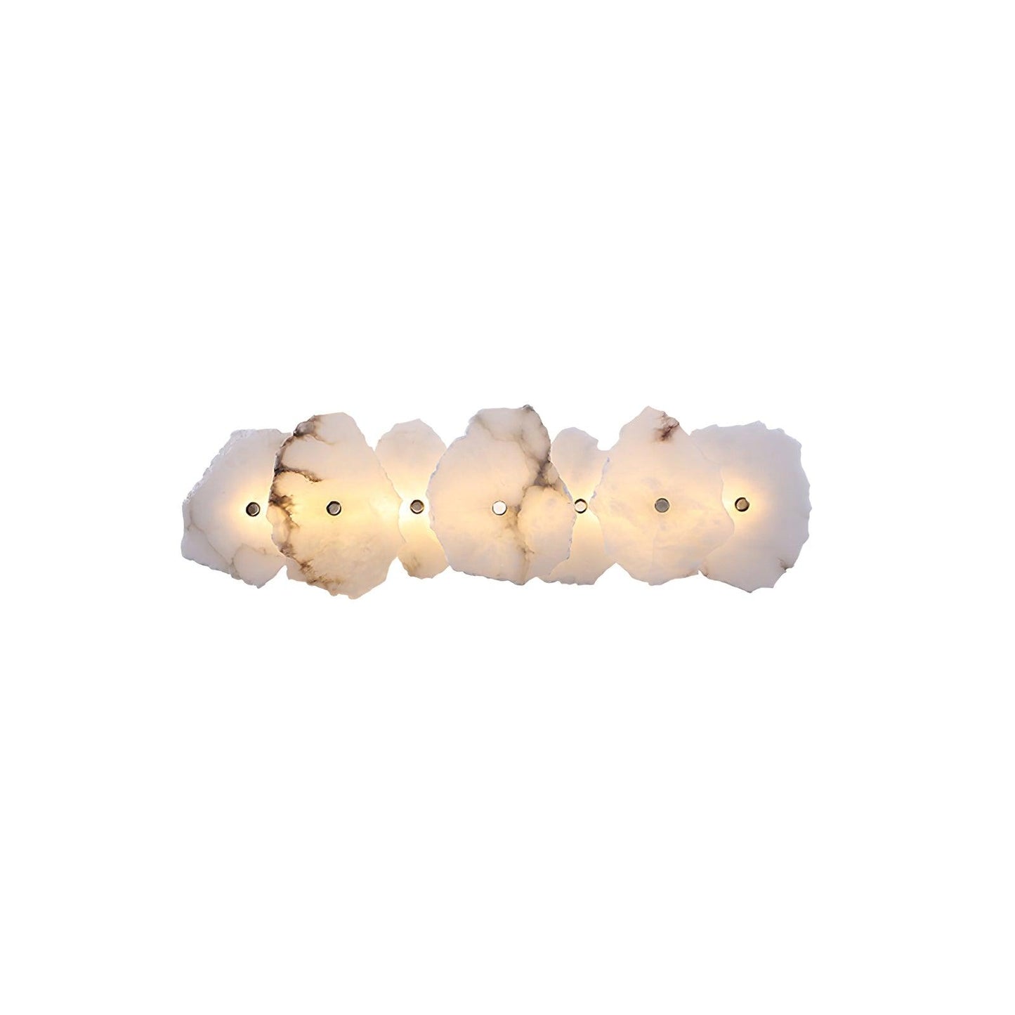 Petra Wall Sconce | Metal & Alabaster | Set of 2