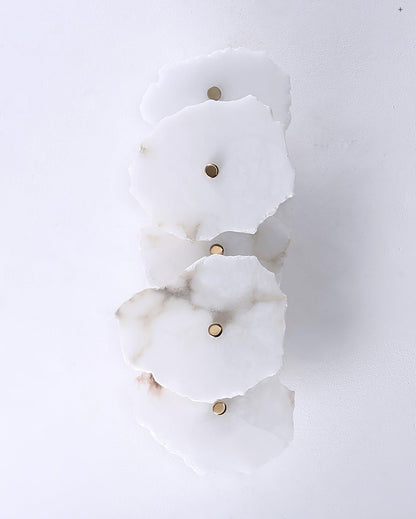 Petra Wall Sconce | Metal & Alabaster | Set of 2