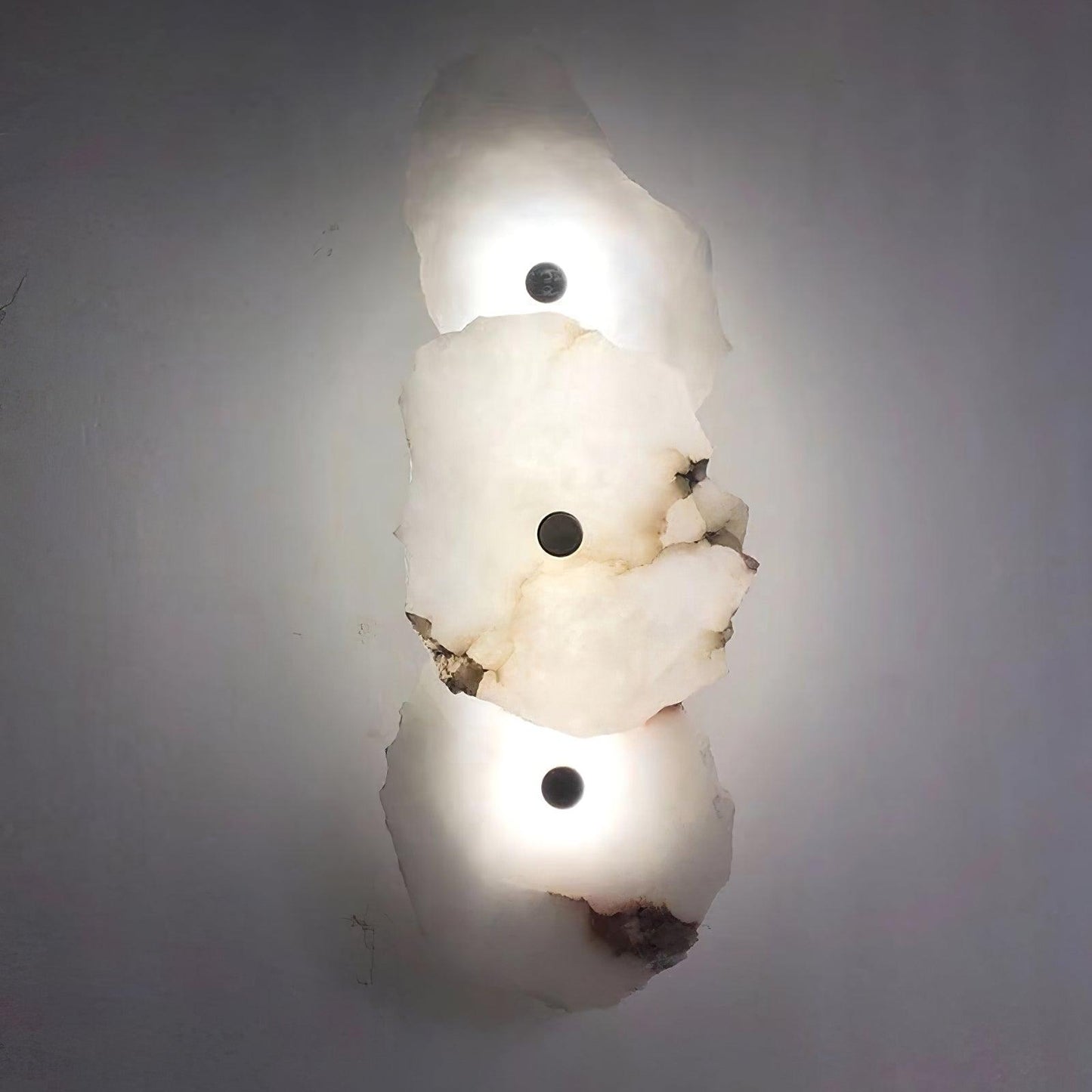 Petra Wall Sconce | Metal & Alabaster | Set of 2