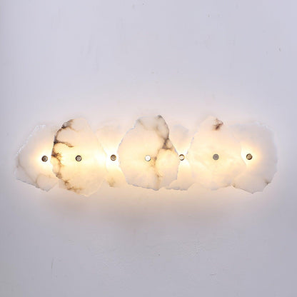 Petra Wall Sconce | Metal & Alabaster | Set of 2