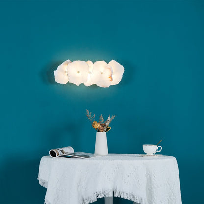 Petra Wall Sconce | Metal & Alabaster | Set of 2