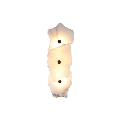 Petra Wall Sconce | Metal & Alabaster | Set of 2