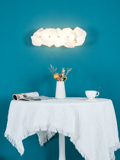 Petra Wall Sconce | Metal & Alabaster | Set of 2