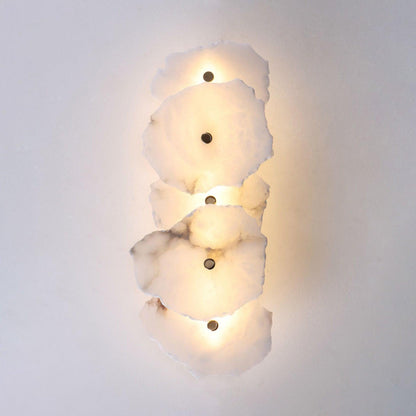 Petra Wall Sconce | Metal & Alabaster | Set of 2