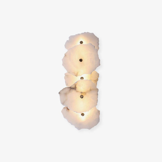 Petra Wall Sconce | Metal & Alabaster | Set of 2