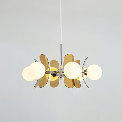 Phosphorescent Chandelier | High-Quality Iron & Glass | 3 to 8 Heads Options