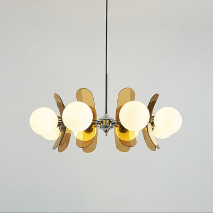 Phosphorescent Chandelier | High-Quality Iron & Glass | 3 to 8 Heads Options