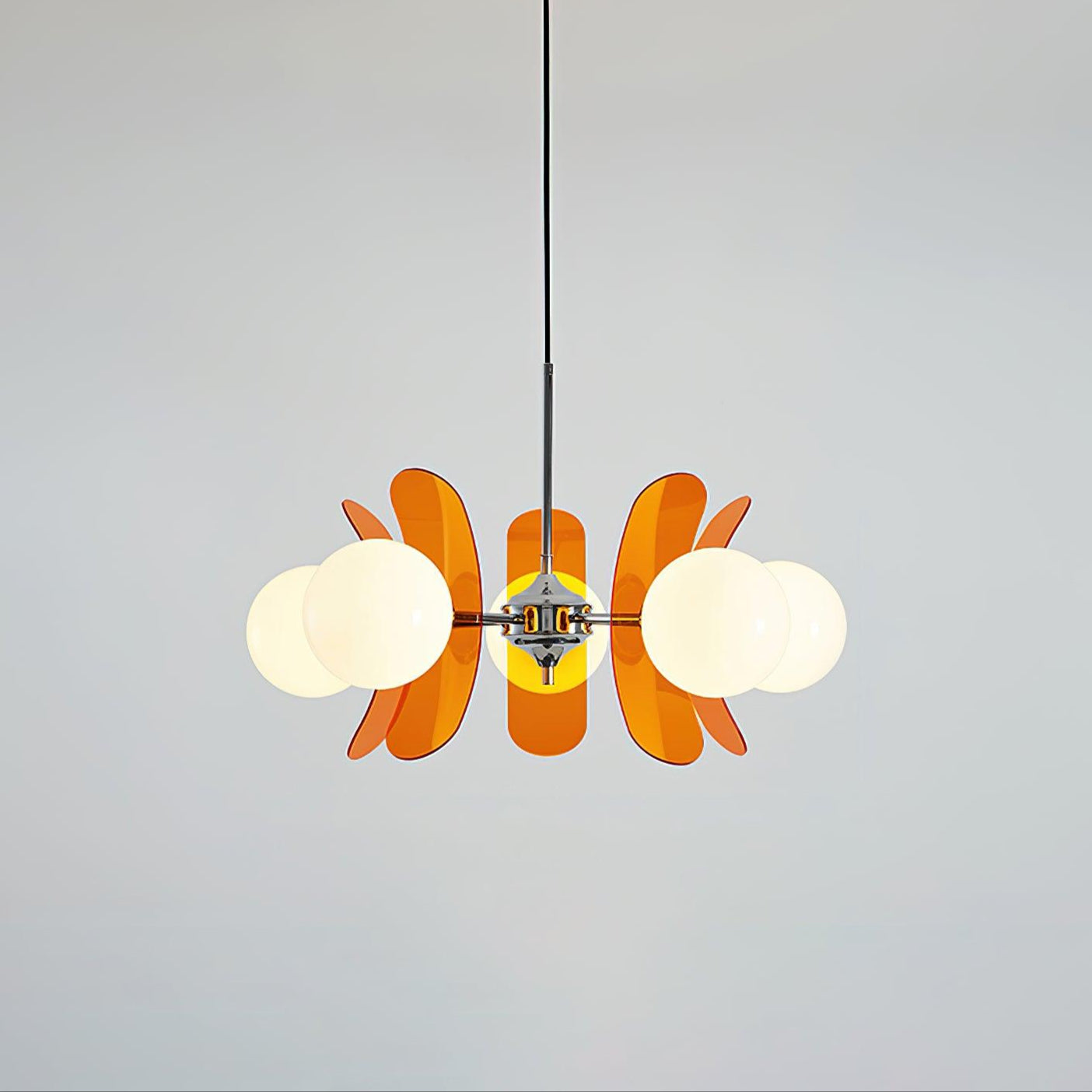 Phosphorescent Chandelier | High-Quality Iron & Glass | 3 to 8 Heads Options