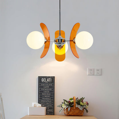 Phosphorescent Chandelier | High-Quality Iron & Glass | 3 to 8 Heads Options