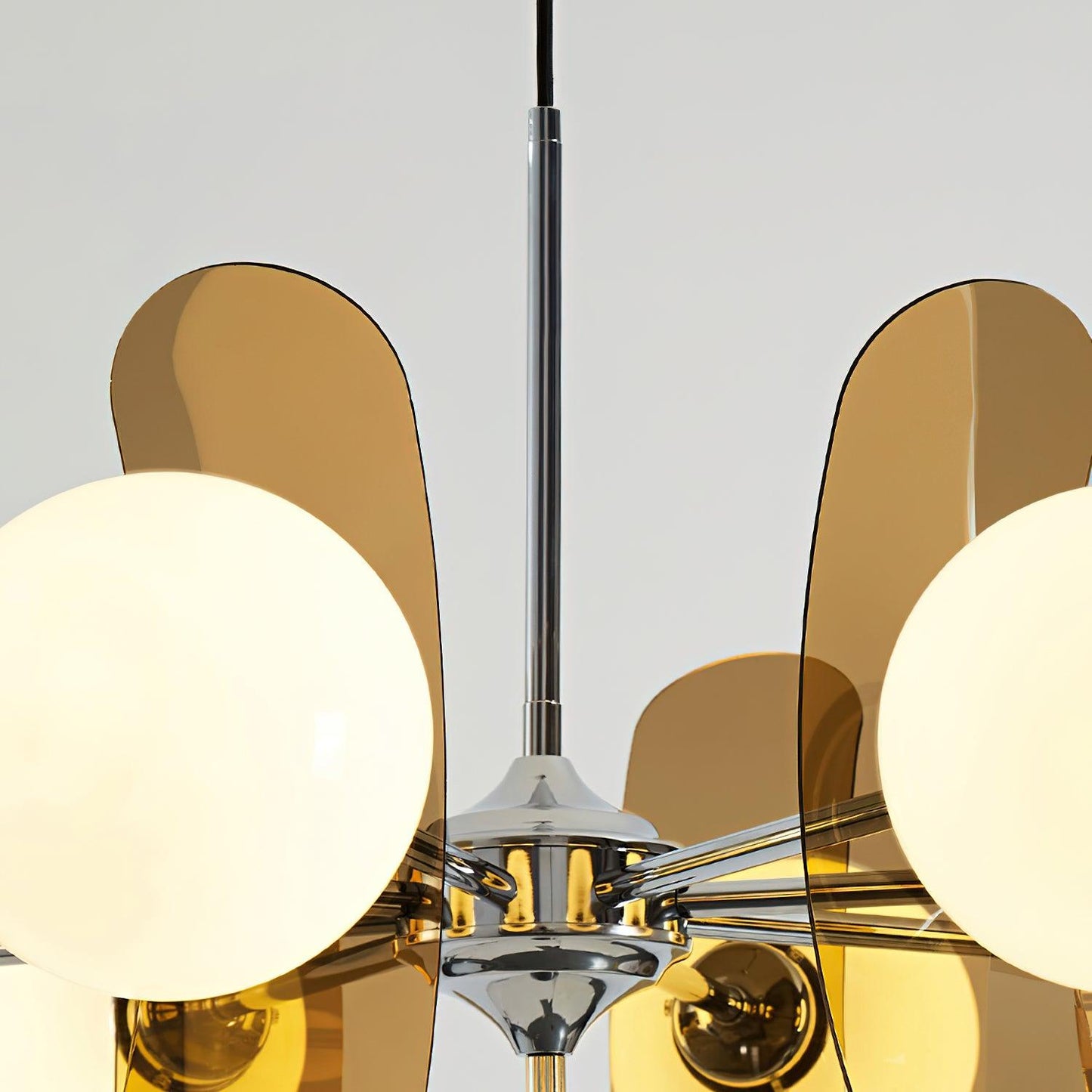 Phosphorescent Chandelier | High-Quality Iron & Glass | 3 to 8 Heads Options
