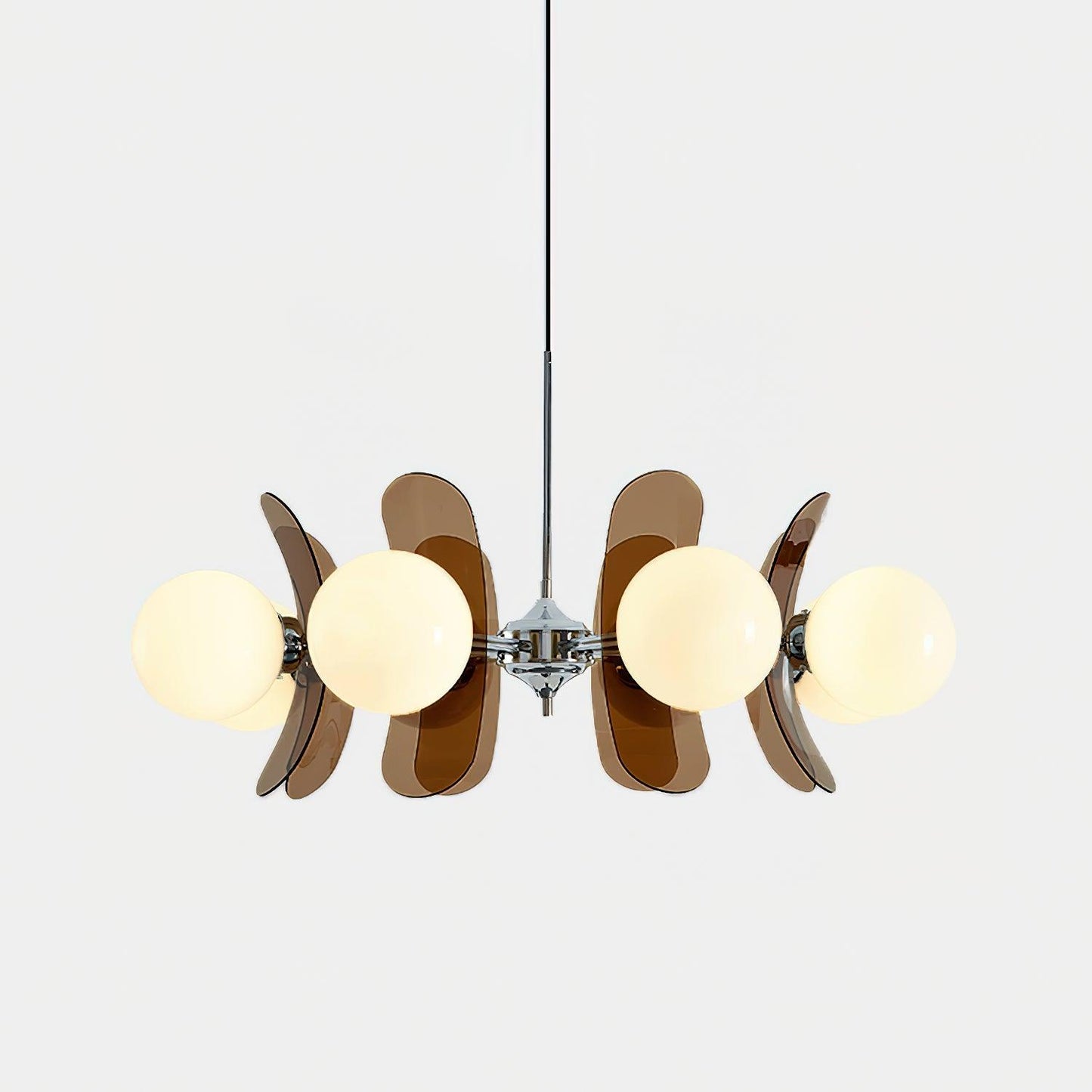 Phosphorescent Chandelier | High-Quality Iron & Glass | 3 to 8 Heads Options