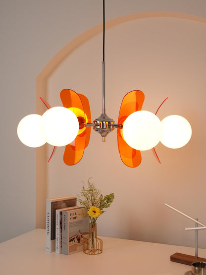 Phosphorescent Chandelier | High-Quality Iron & Glass | 3 to 8 Heads Options