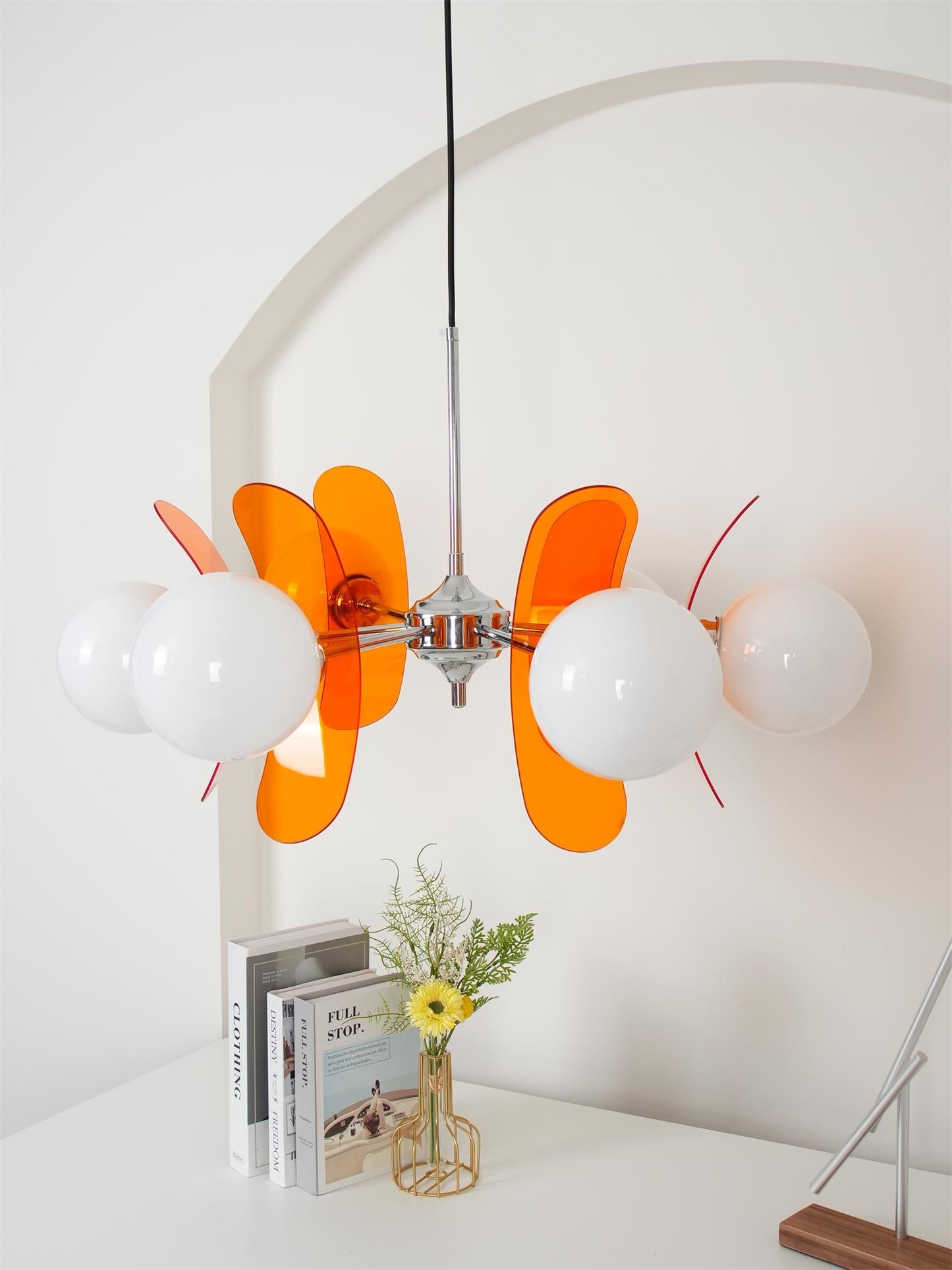 Phosphorescent Chandelier | High-Quality Iron & Glass | 3 to 8 Heads Options