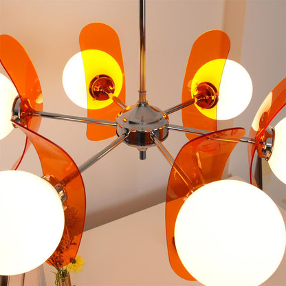 Phosphorescent Chandelier | High-Quality Iron & Glass | 3 to 8 Heads Options