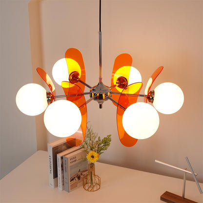 Phosphorescent Chandelier | High-Quality Iron & Glass | 3 to 8 Heads Options