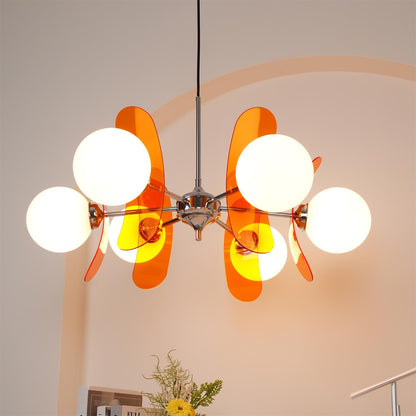 Phosphorescent Chandelier | High-Quality Iron & Glass | 3 to 8 Heads Options