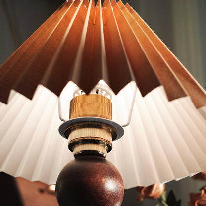 Pia TL Table Lamp | Wood and Iron Frame | 51 cm Height