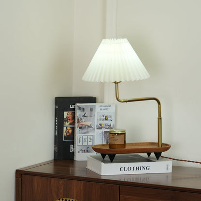 Pia TL Table Lamp | Wood and Iron Frame | 51 cm Height