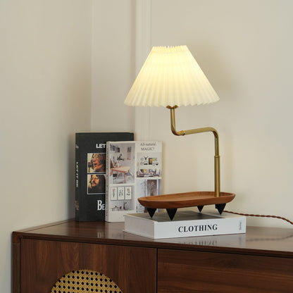 Pia TL Table Lamp | Wood and Iron Frame | 51 cm Height