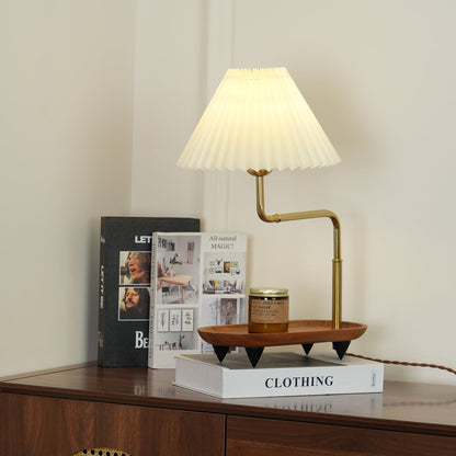 Pia TL Table Lamp | Wood and Iron Frame | 51 cm Height