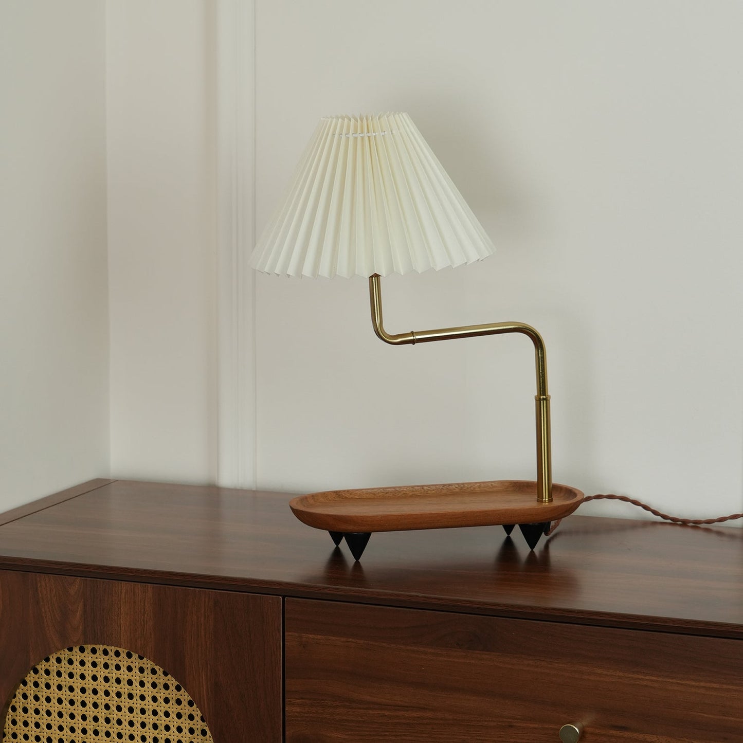 Pia TL Table Lamp | Wood and Iron Frame | 51 cm Height