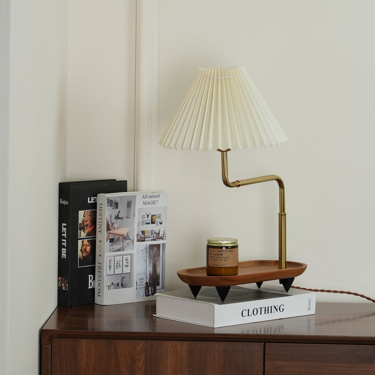 Pia TL Table Lamp | Wood and Iron Frame | 51 cm Height