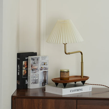 Pia TL Table Lamp | Wood and Iron Frame | 51 cm Height