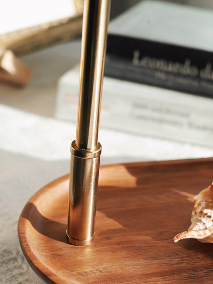 Pia TL Table Lamp | Wood and Iron Frame | 51 cm Height
